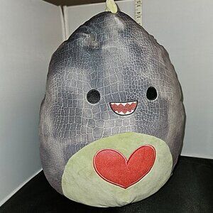 Squishmallow Xander the T-Rex 16 Inch Dinosaur Heart Plush